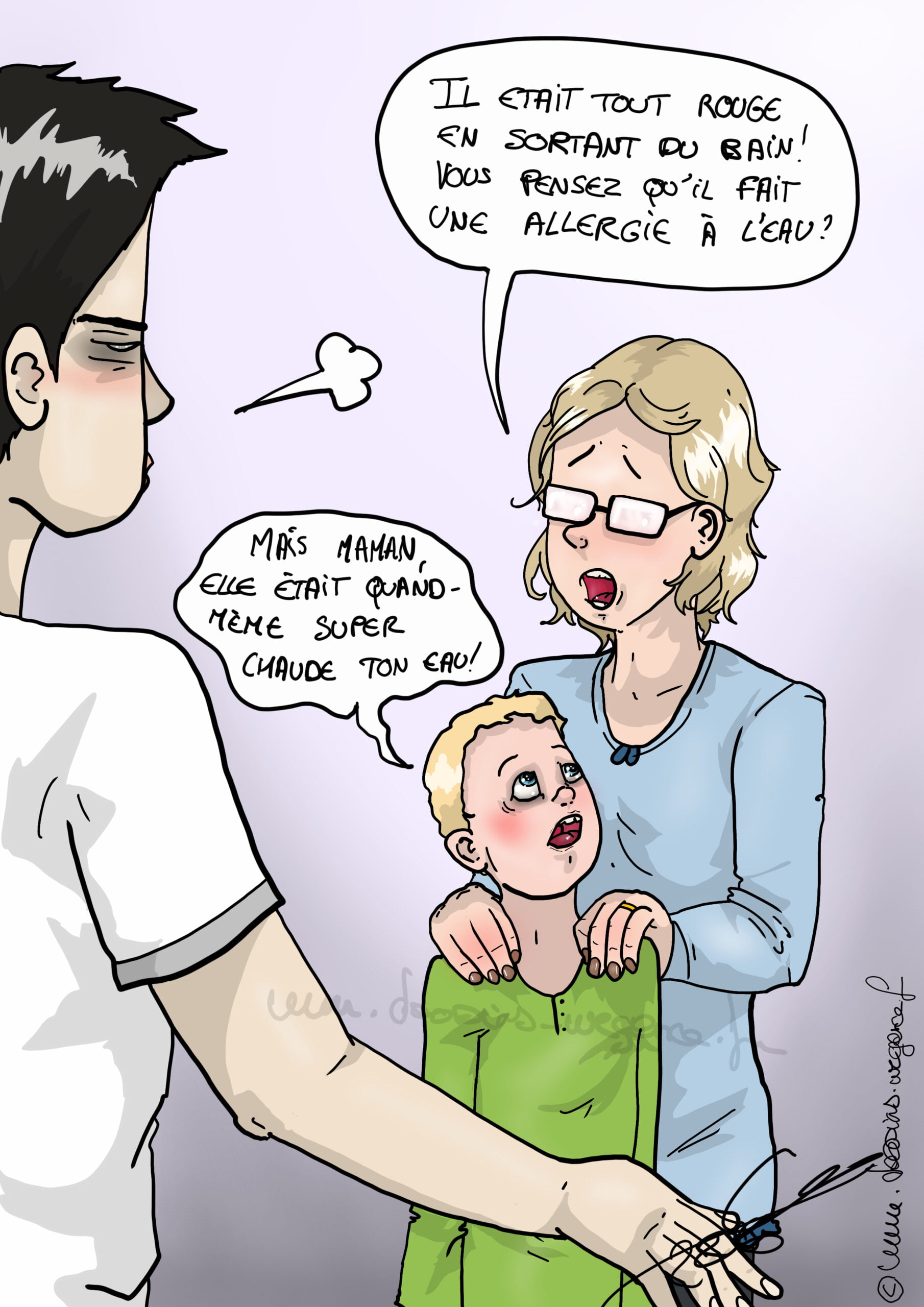 Rougeur suspecte