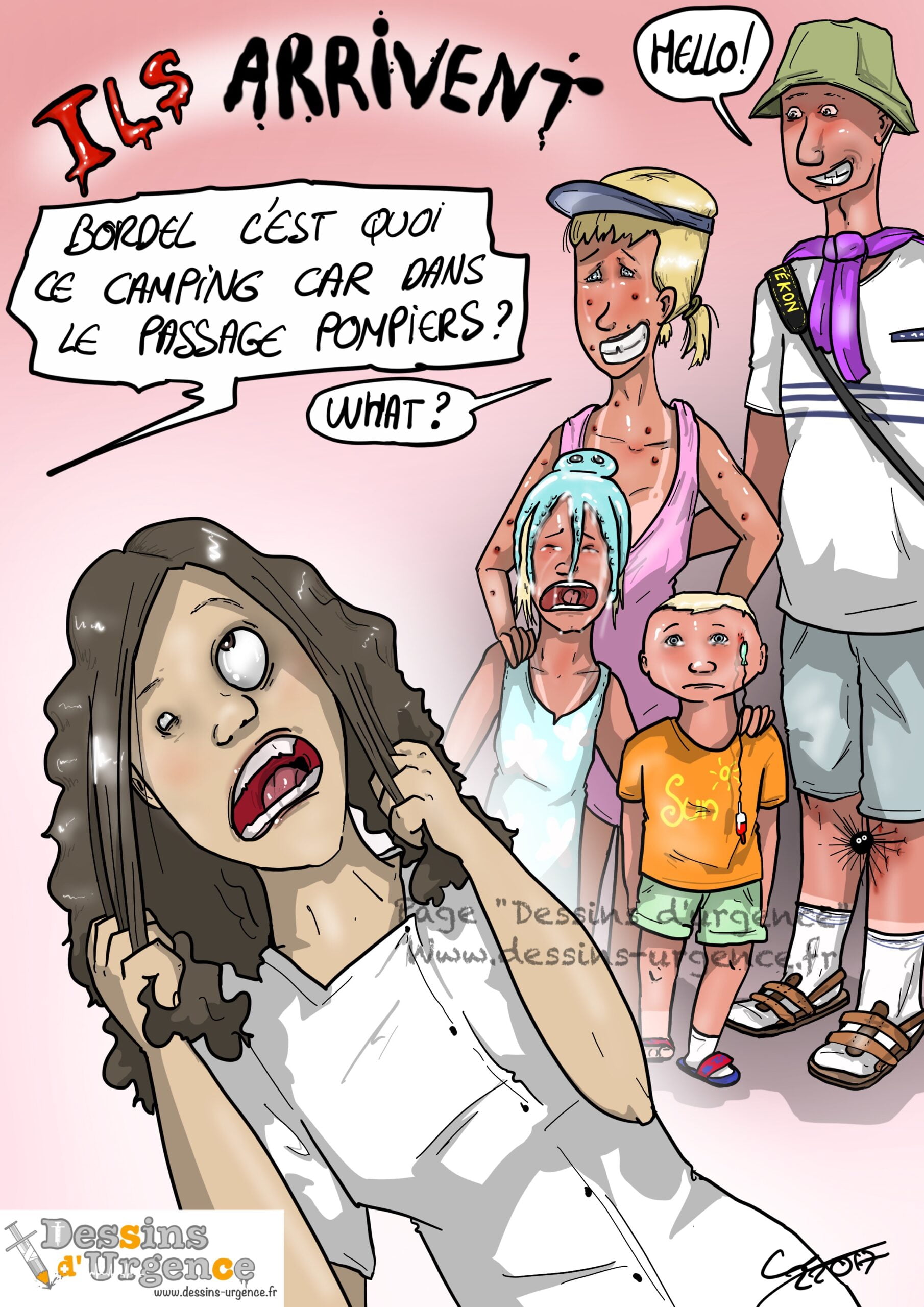 Dessin touriste