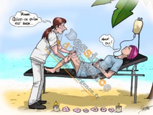TFE Massage patient