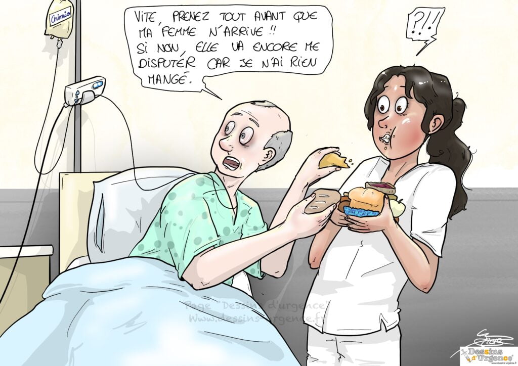 Infirmière gourmande