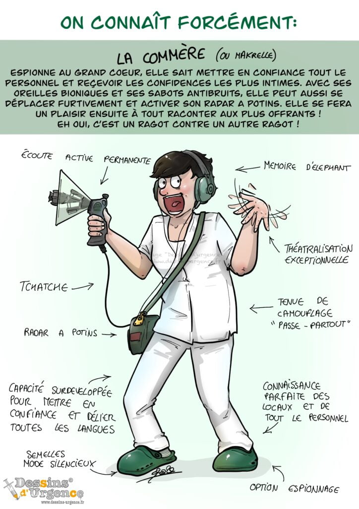 Infirmière commère