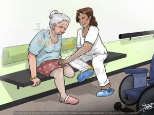 TFE amputée banc
