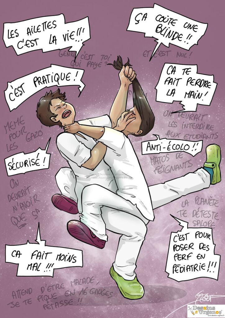 Infirmières qui se battent