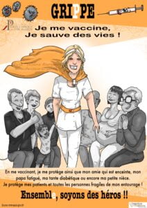Affiche vaccin grippe