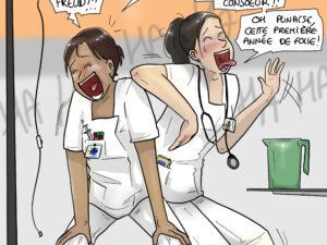 Fou rire d'infirmières