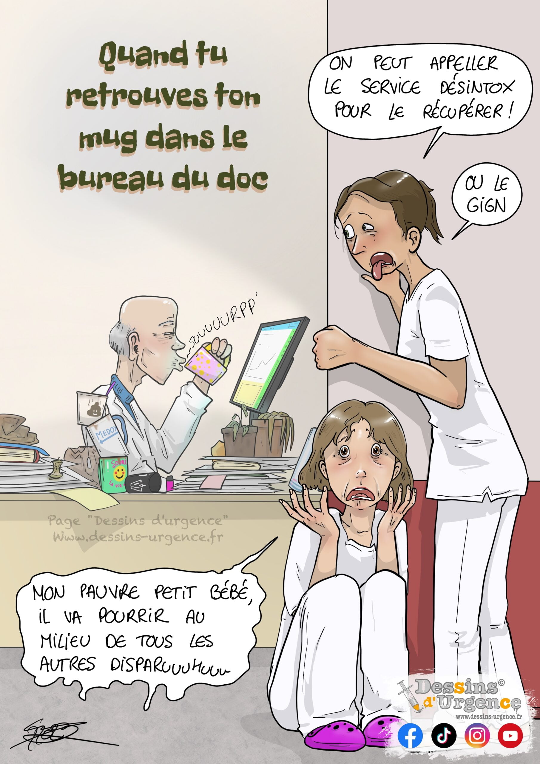 Infirmières ecoeurées