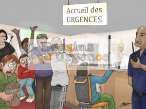 Foule de patients aux urgences