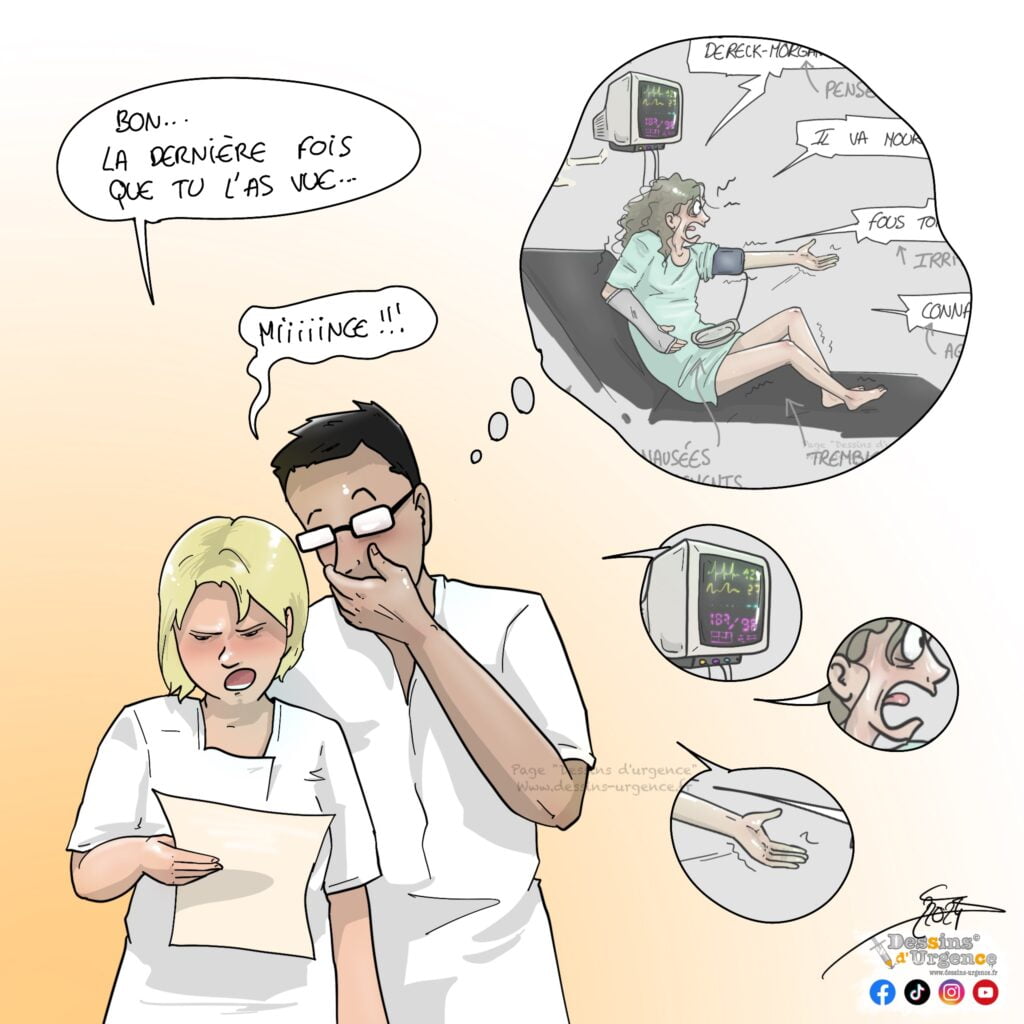des soignants étonnés
