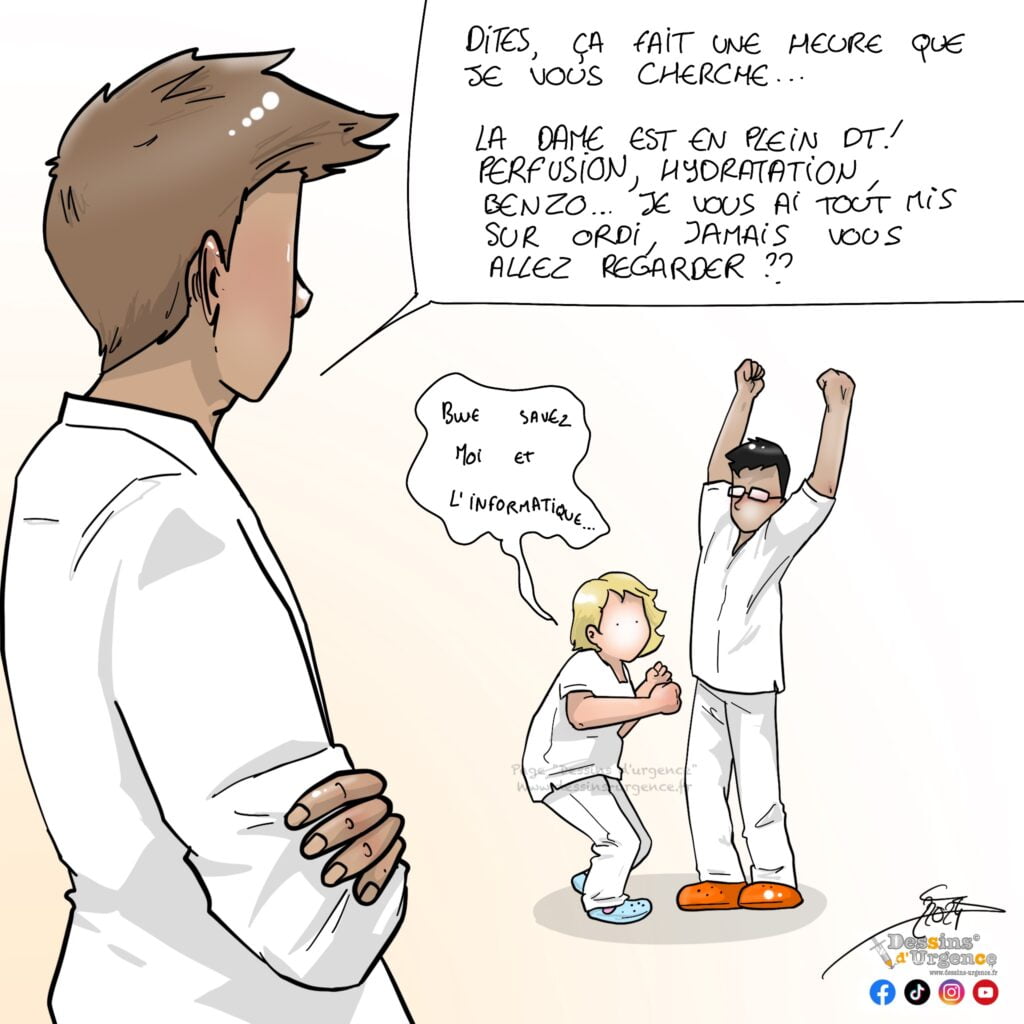 médecin en colère