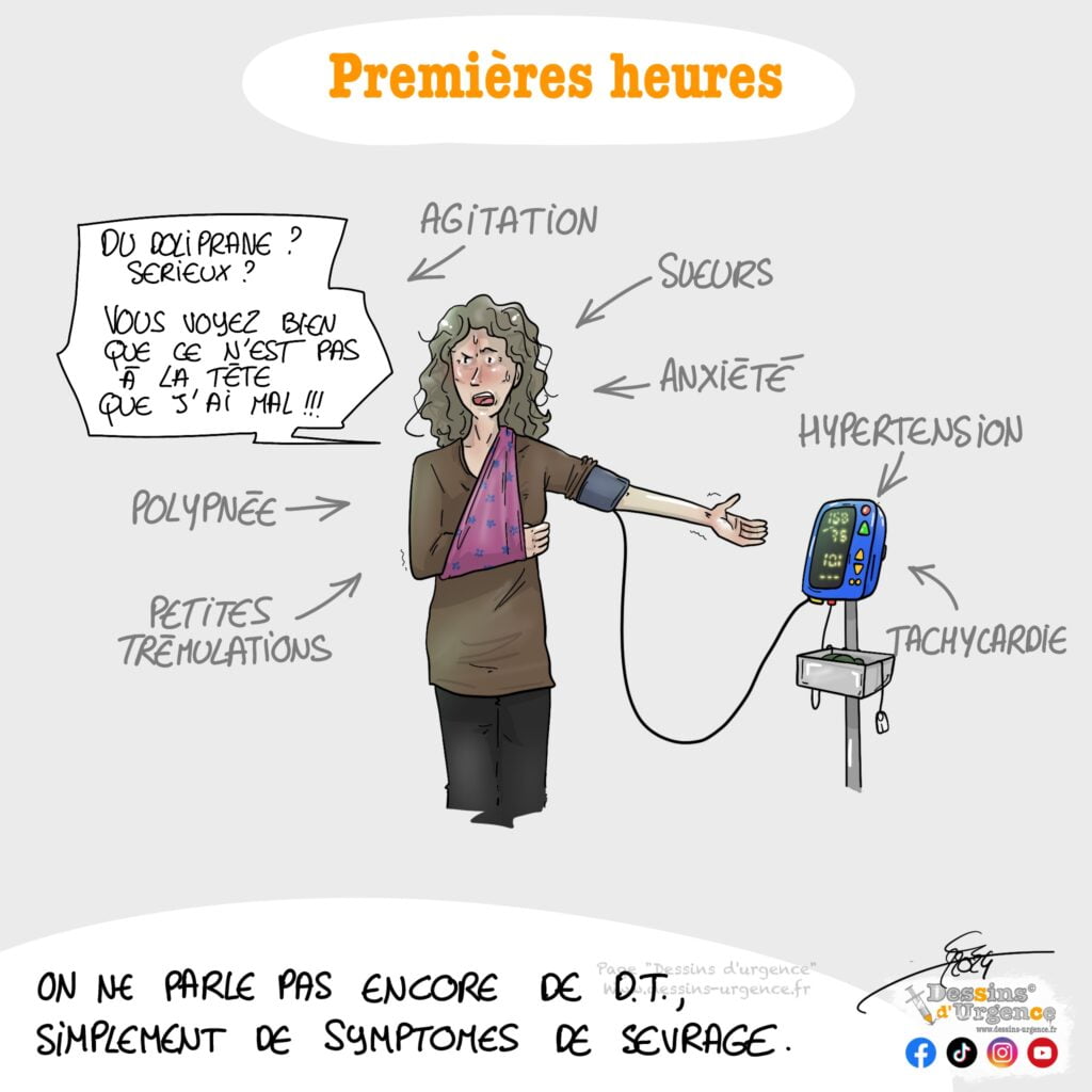 Martine s'impatiente aux urgences