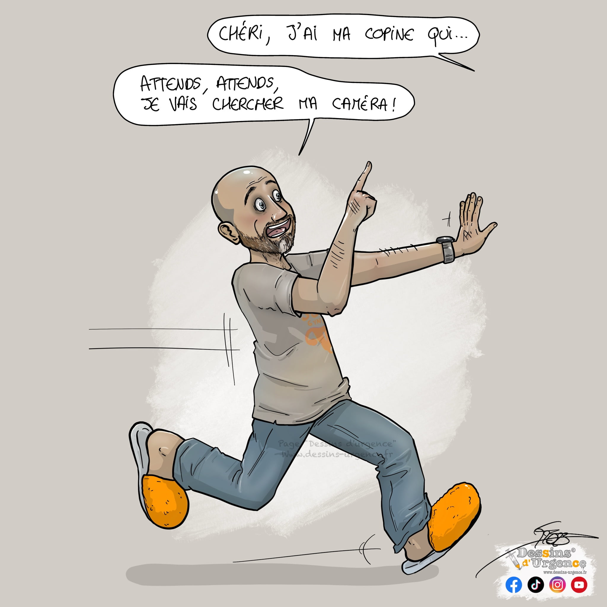 gynécologue qui court