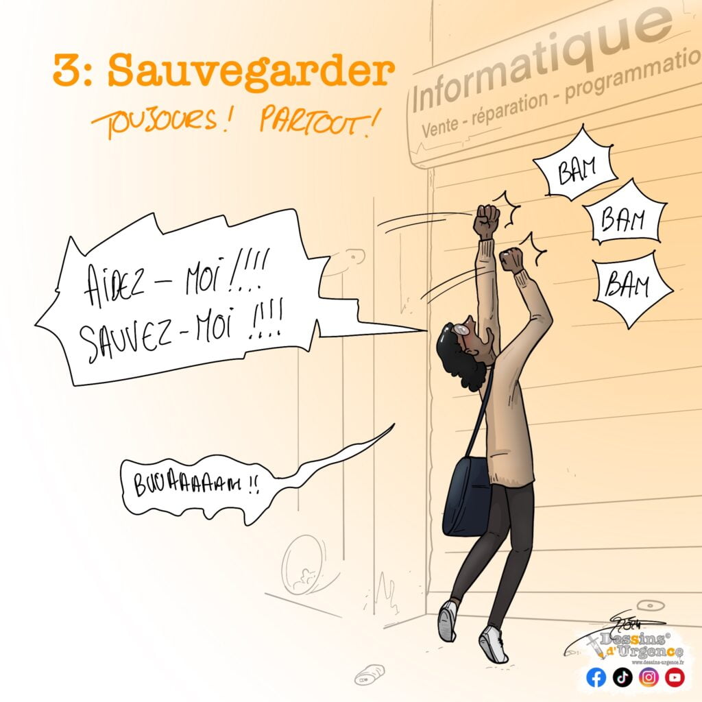 étudiante suppliant
