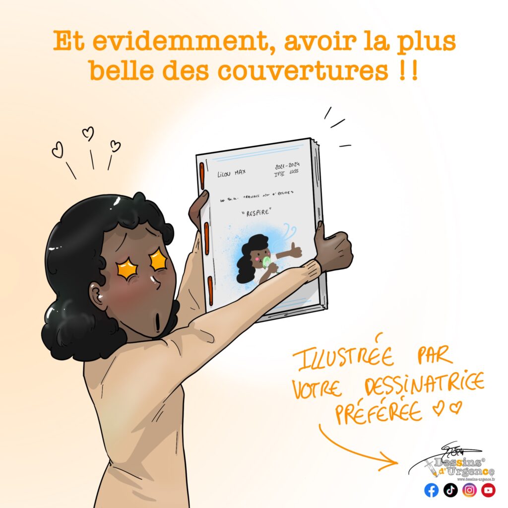 étudiante émerveillée
