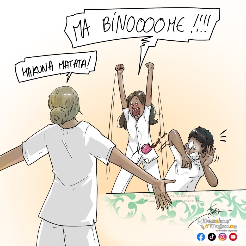 binôme de soignantes heureuses