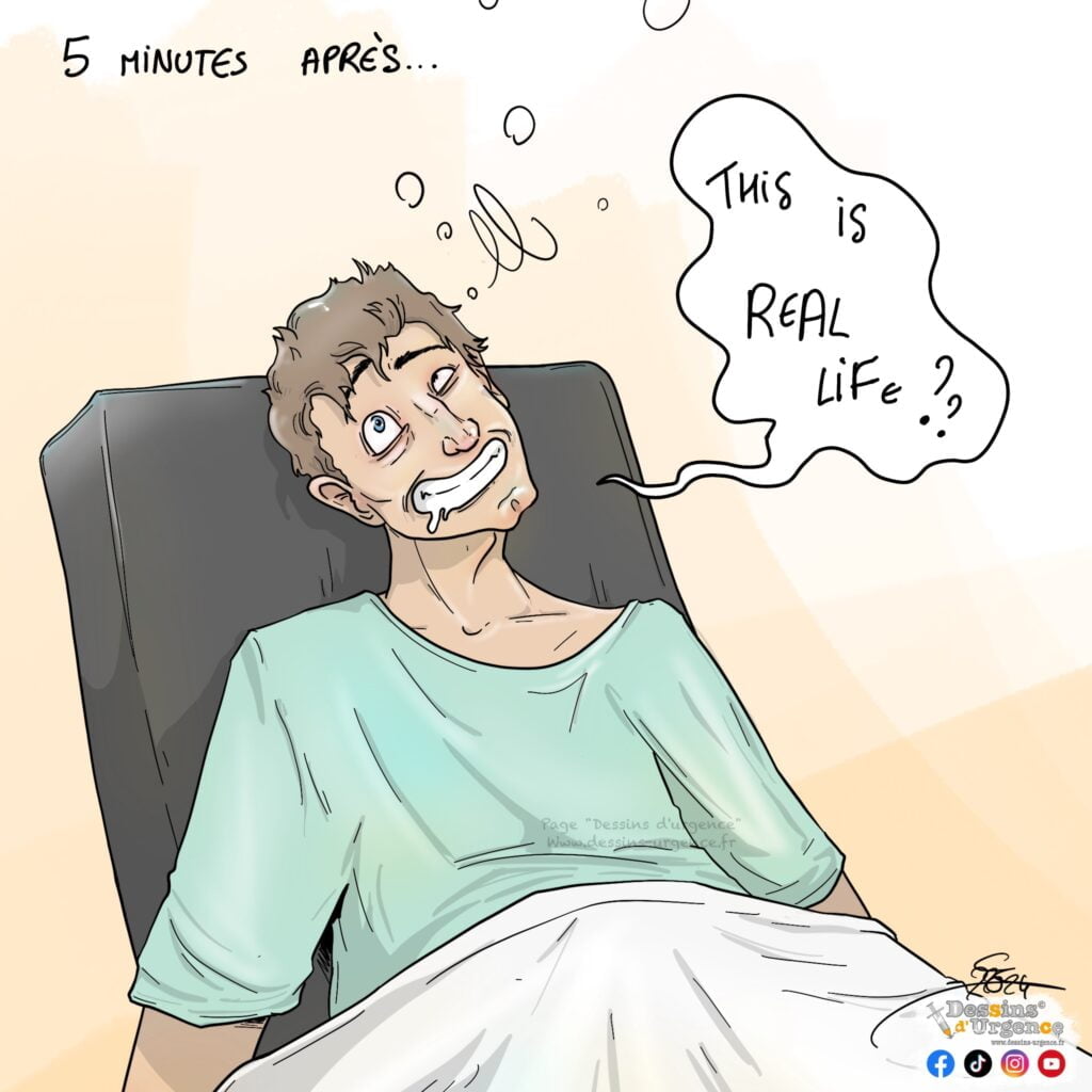 patient décalqué
