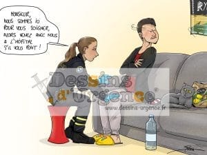 une ambulancière