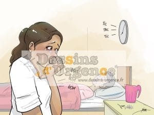 etudiante en deuil