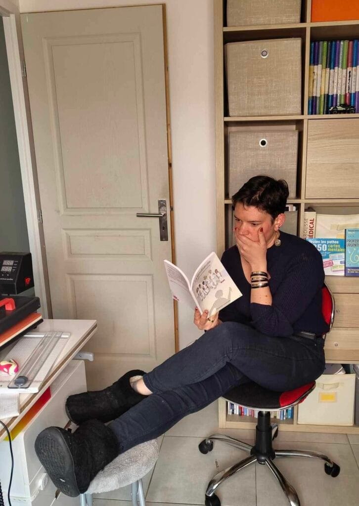femme qui lit