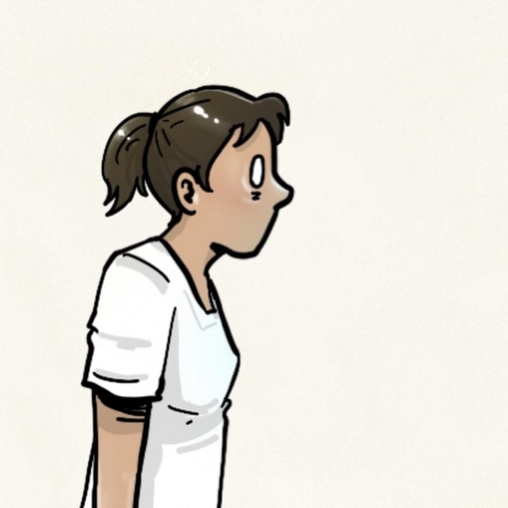 infirmière choquée