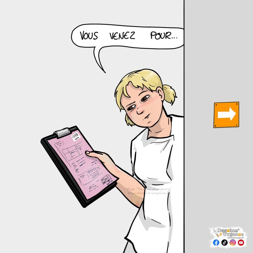 infirmière d'accueil