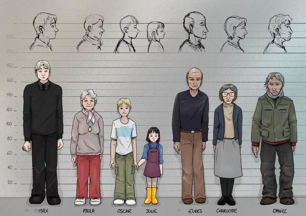 7 personnages