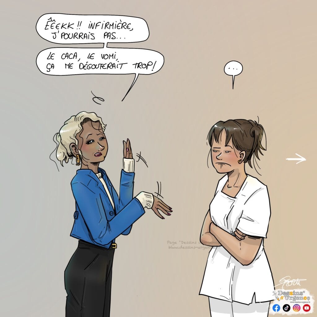 patiente dégoutée