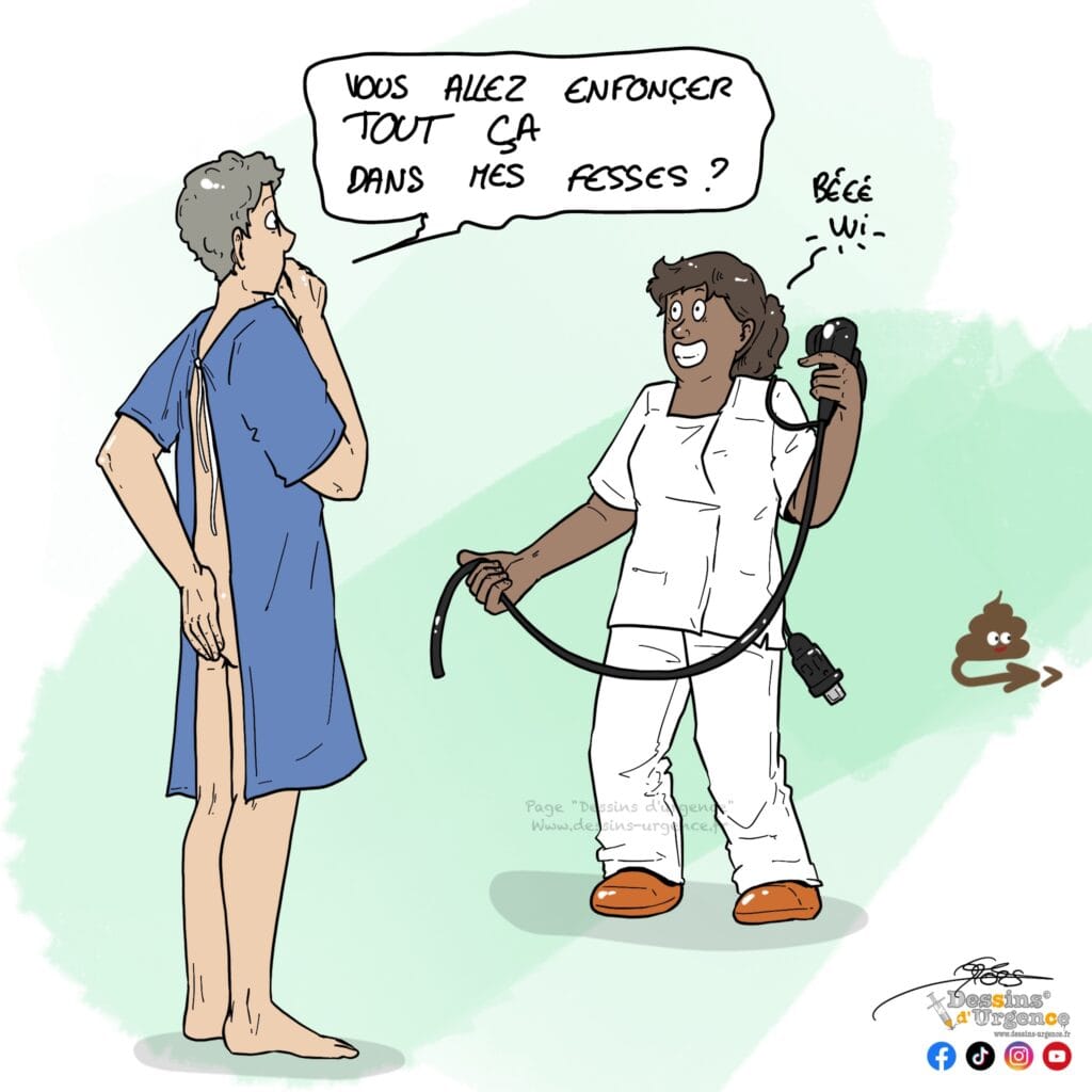 infirmière d'endoscopie