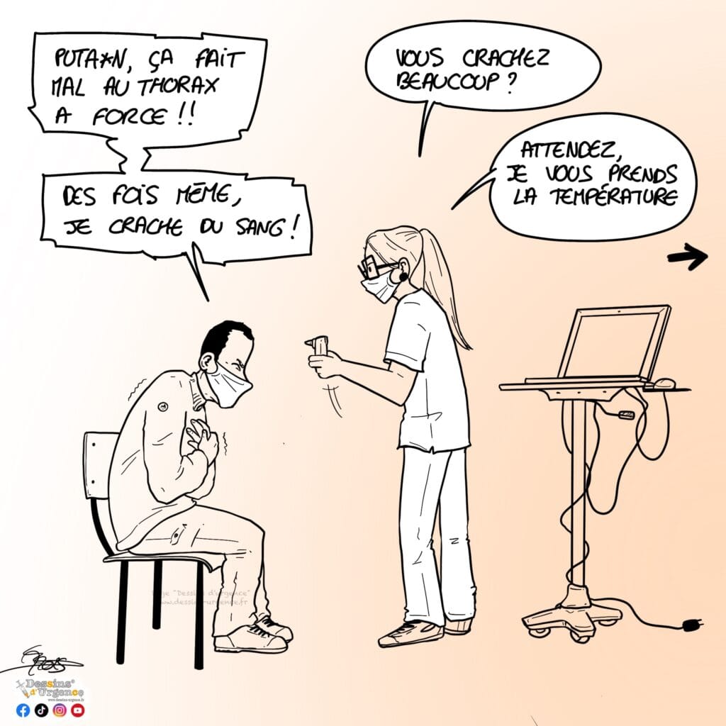 infirmière et patient