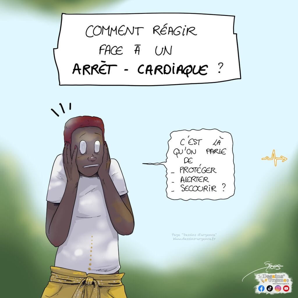 femme paniquée