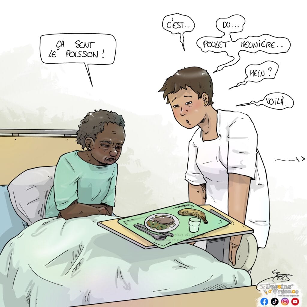patiente et infirmière