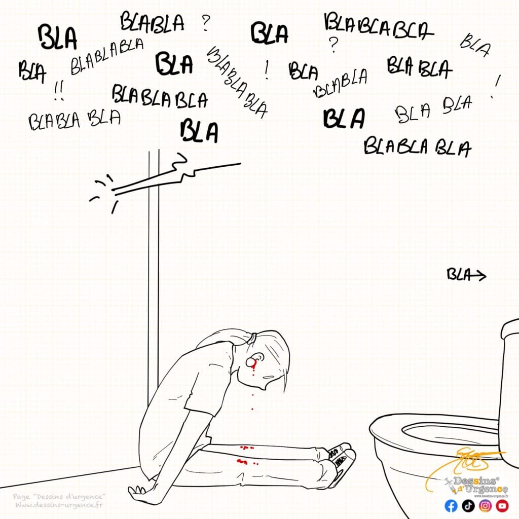 infirmière dépitée