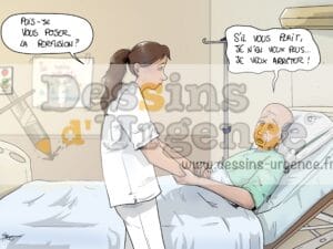 infirmière et patient