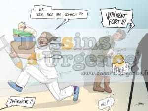 infirmière pressée