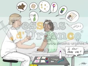 infirmière et enfant