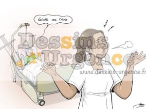 infirmière agacée